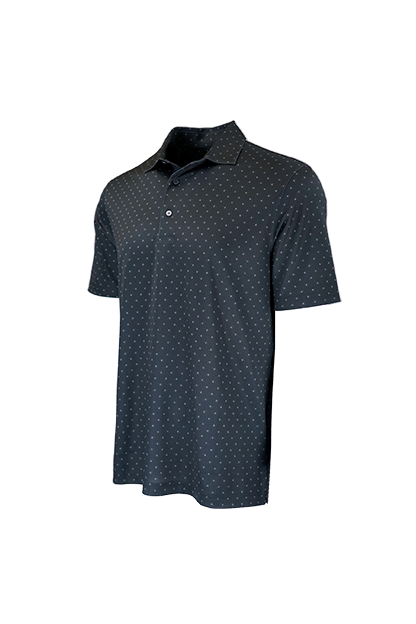 Greg Norman Micro Pique Spinner Print Polo 4