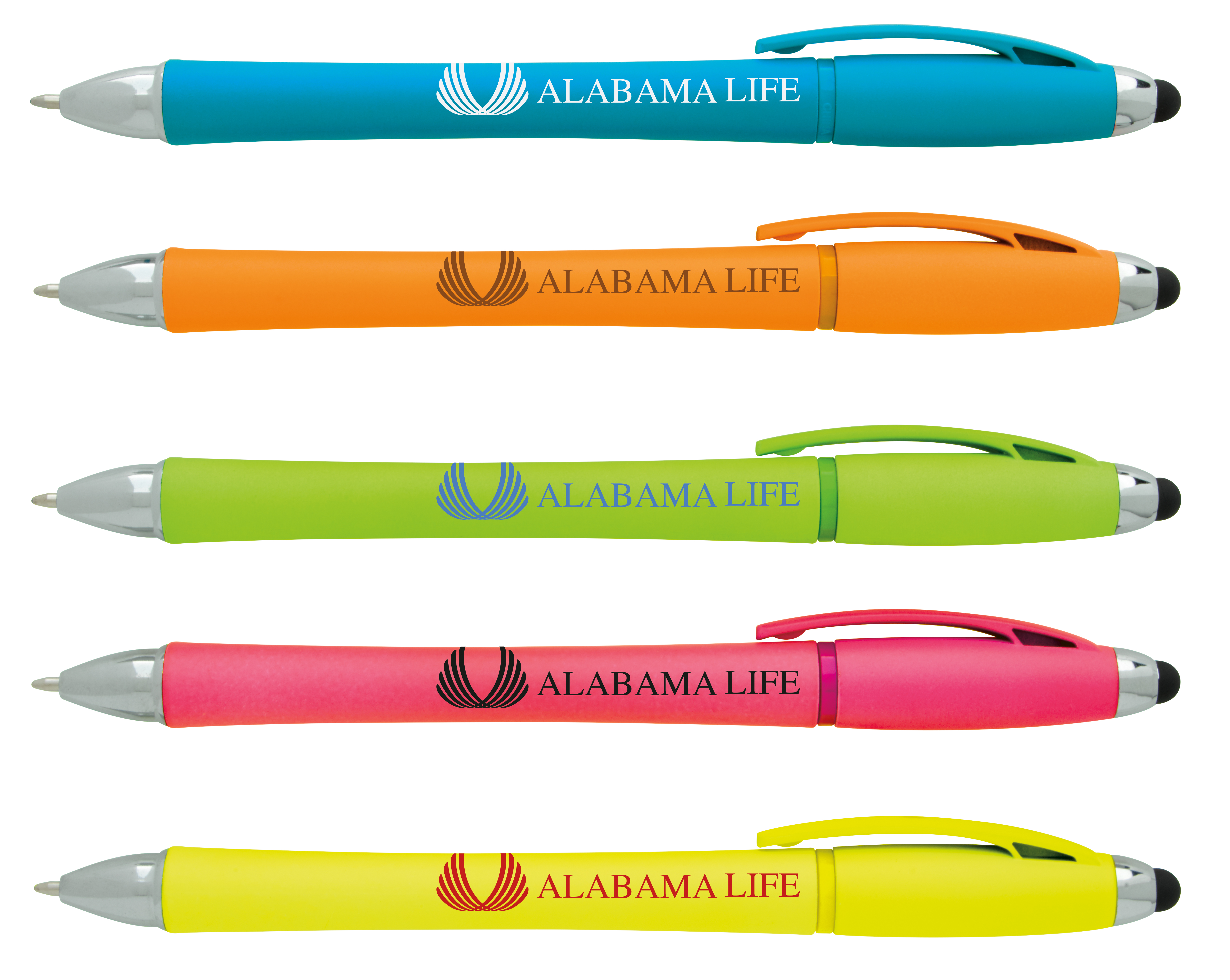 Neon Stylus Highlighter-Pen Combo 12