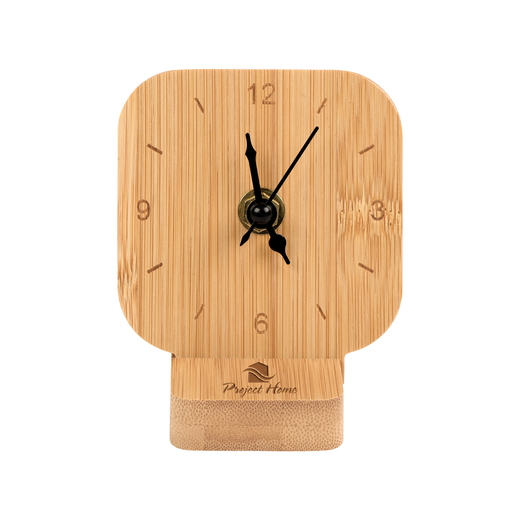 Cade Bamboo Desk Clock 5