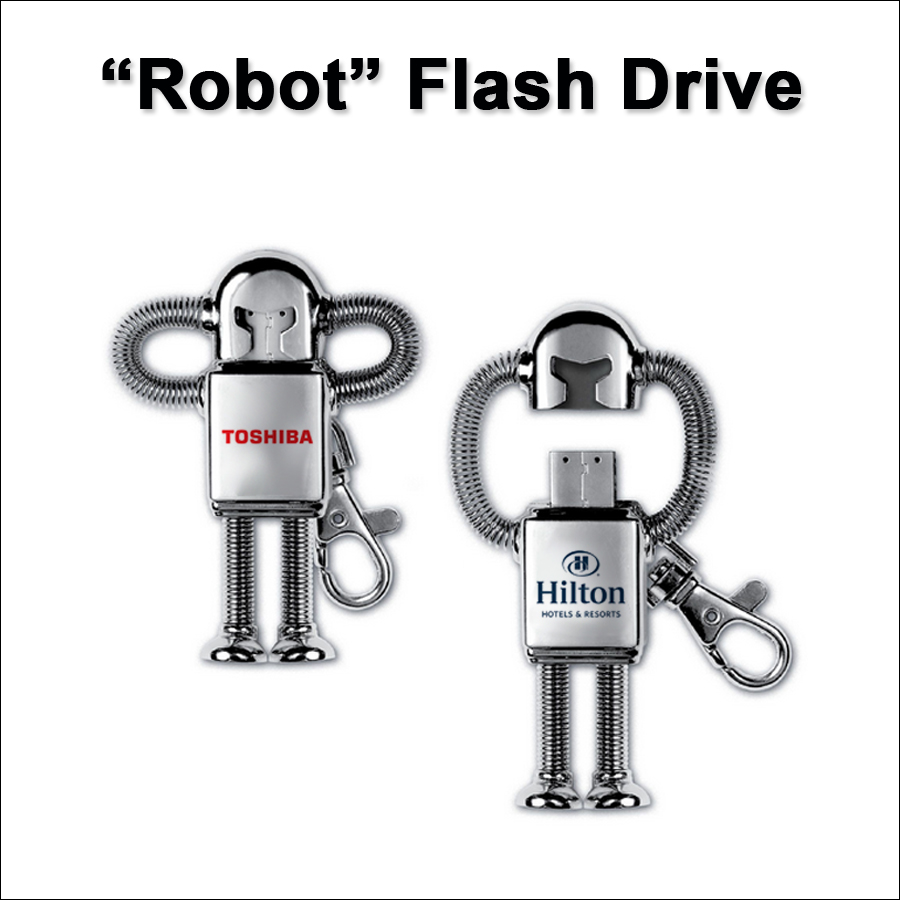 Robot Flash Drive / USB - 16 GB Memory