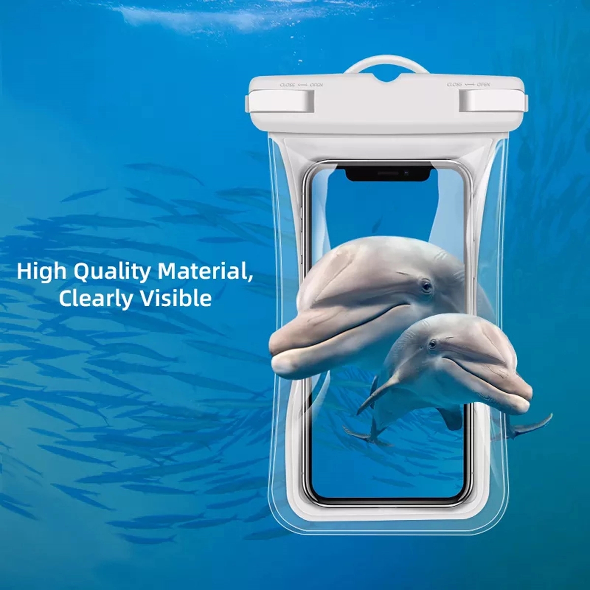 Floating Waterproof Phone Pouch With Lanyard 4