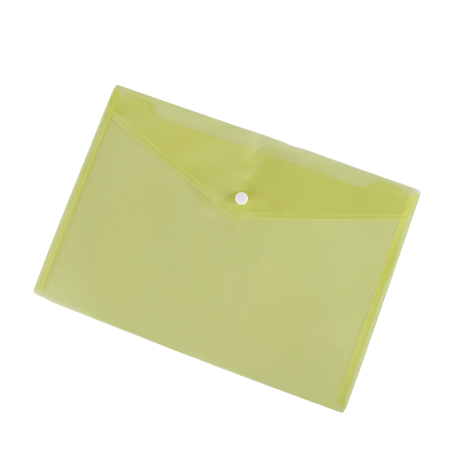 A4 Transparent Office File Folder with Button Closure 10