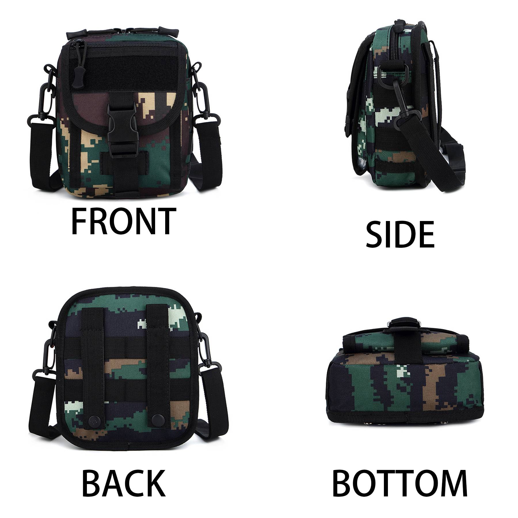 Oxford Outdoor camouflage shoulder cross-body bag 3