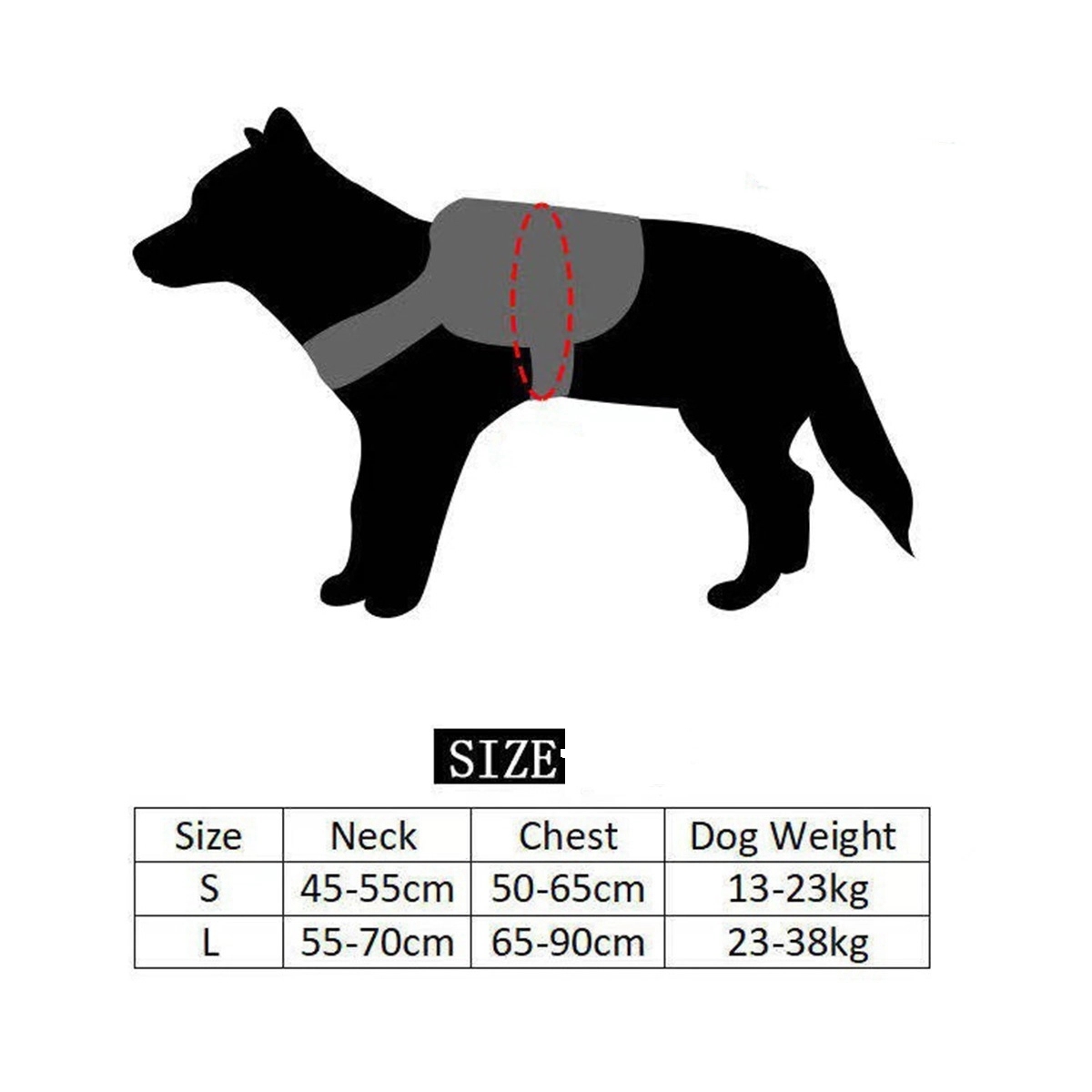 Tactical Dog Vest Harness 3