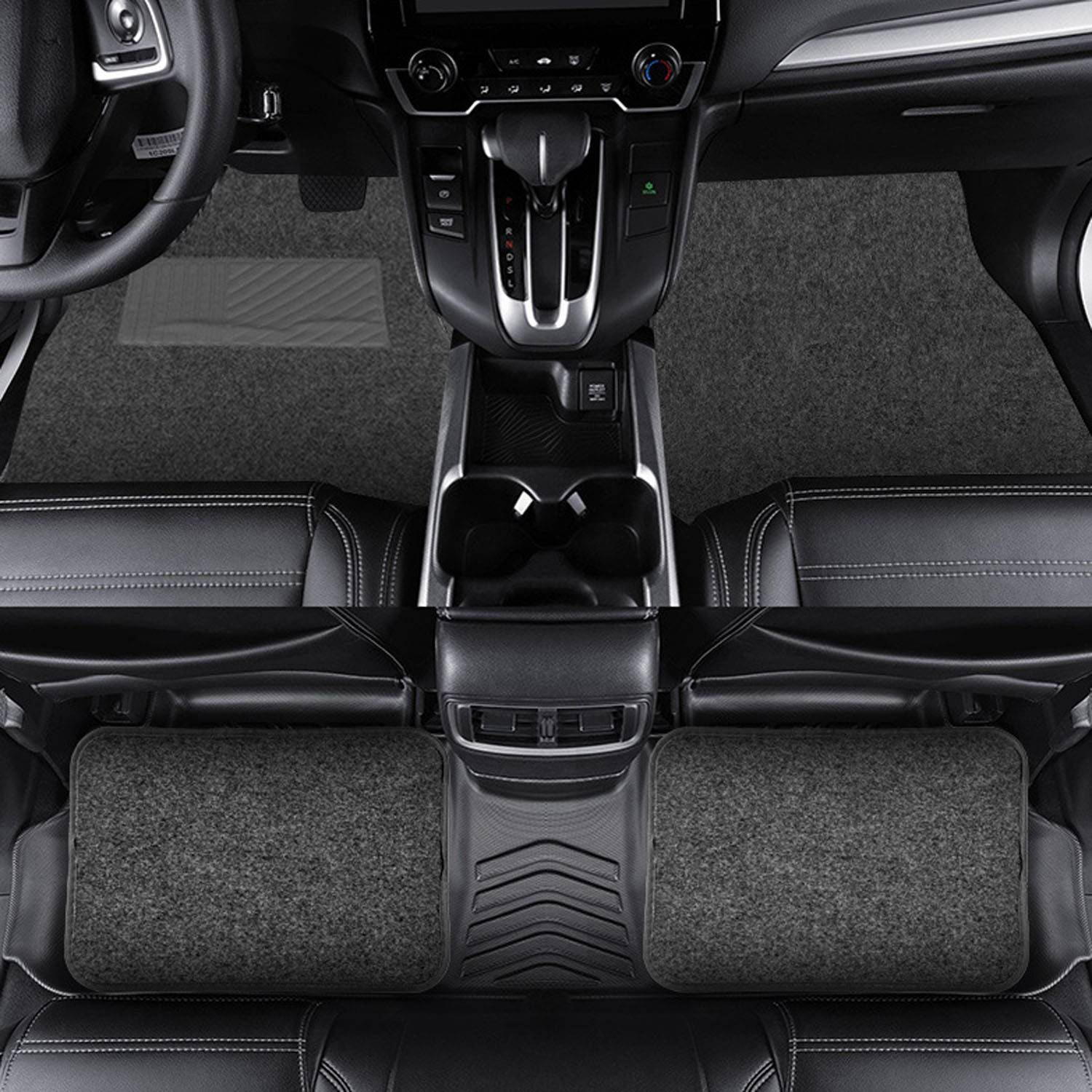PVC Car Anti-Slip Floor Mats Four Piece Set 4