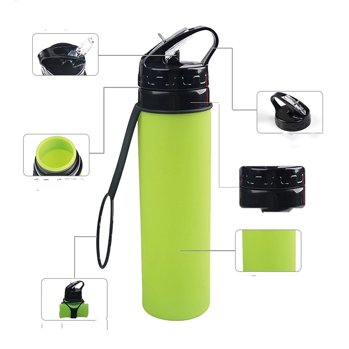 Collapsible Water Bottle Silicone 2