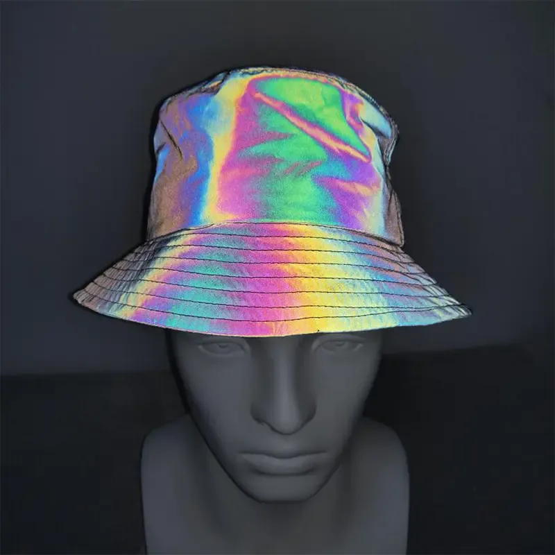 Rainbow reflective bucket hat 5