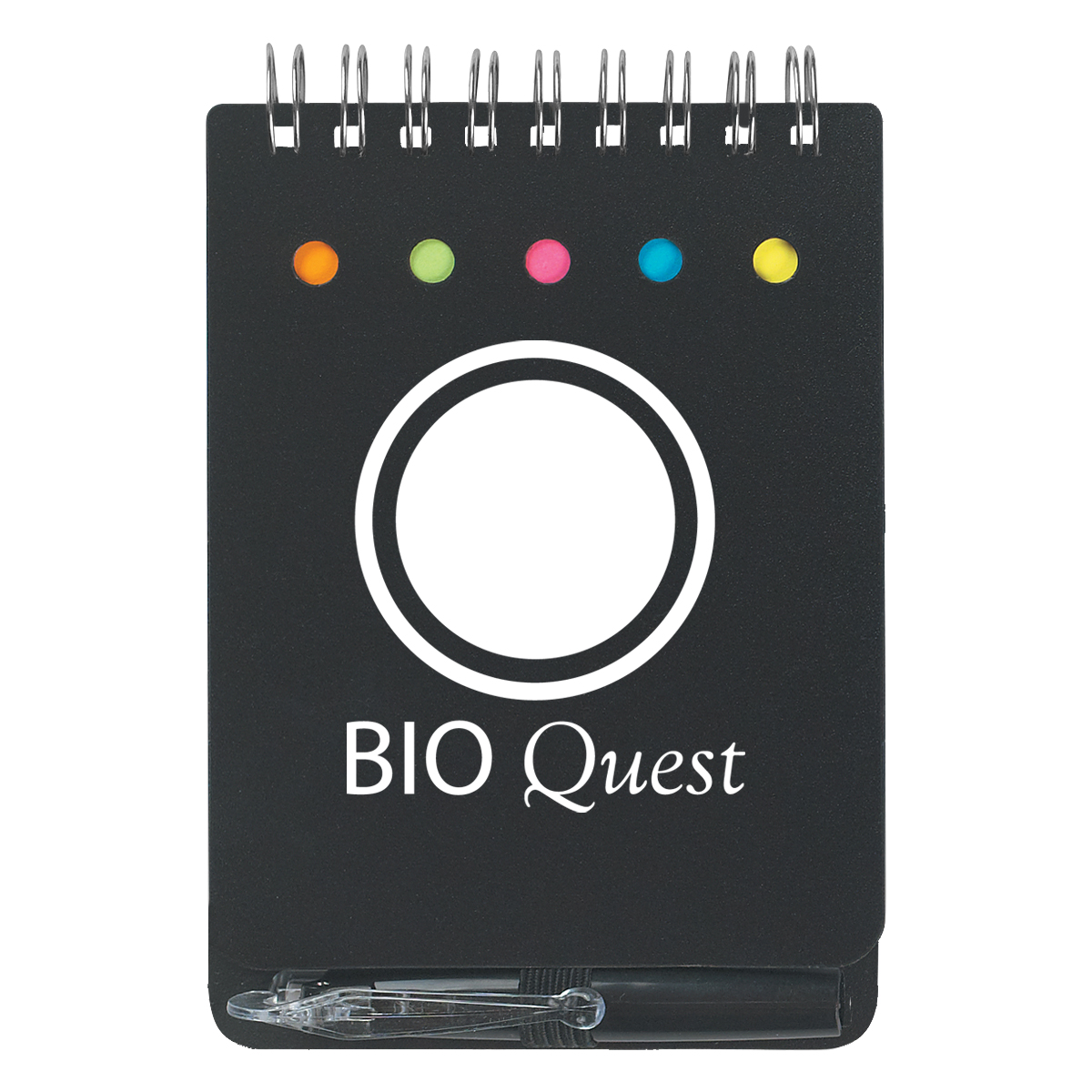 Spiral Jotter With Sticky Notes, Flags & Pen 3