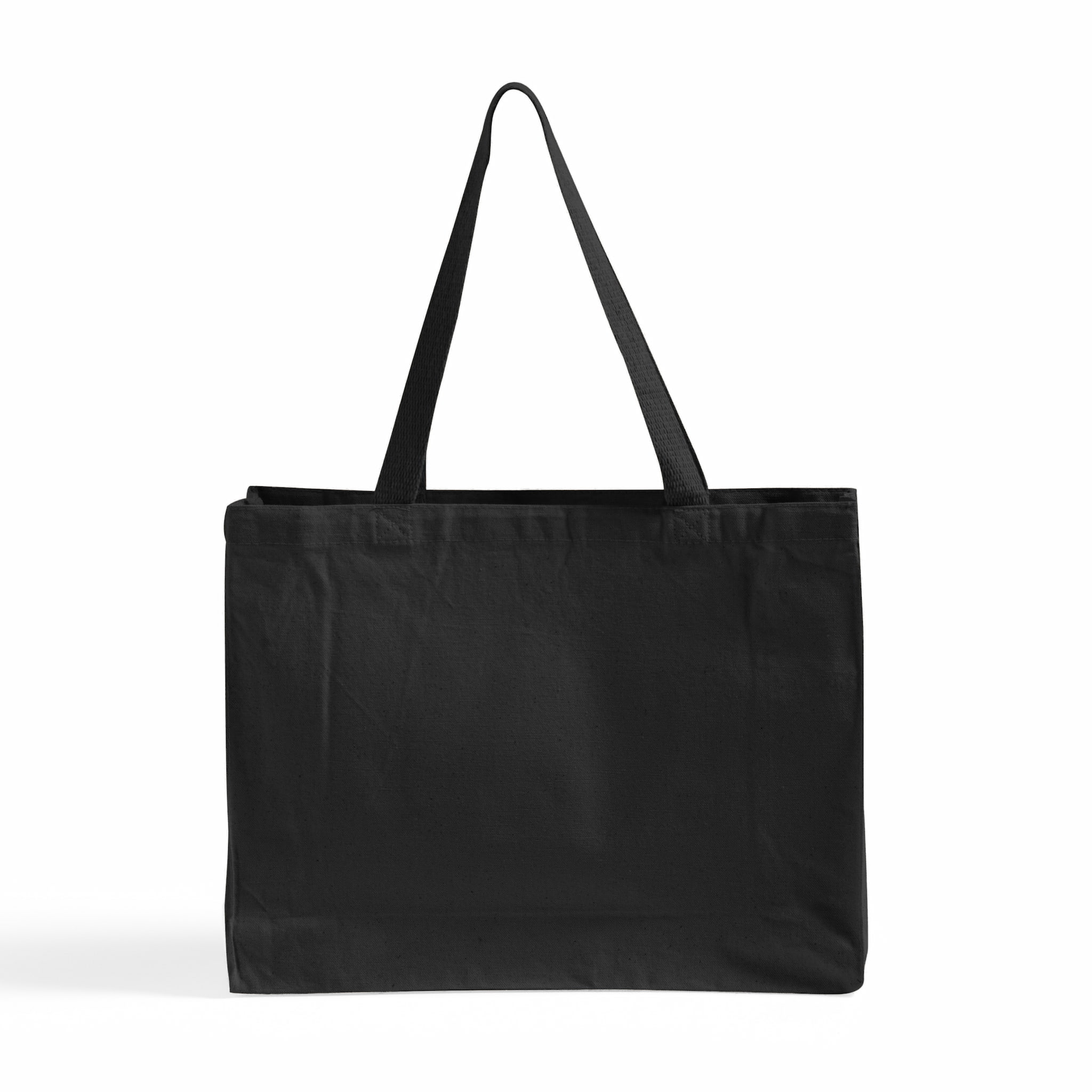 Horizontal Canvas Tote Bag 8