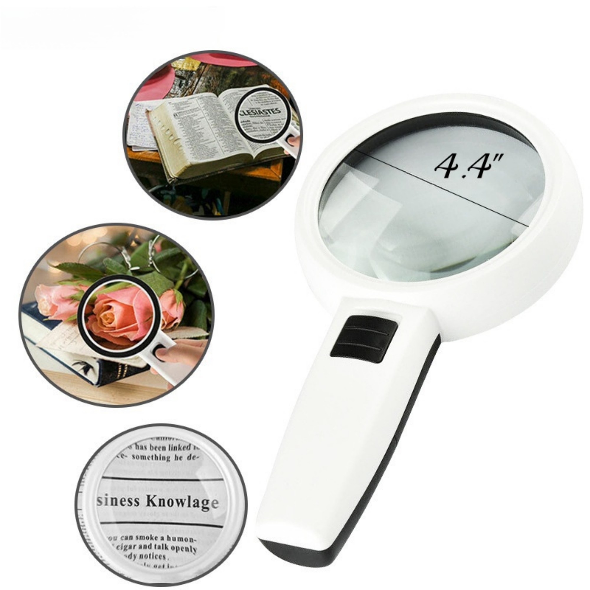 30X Handheld Large Magnifying Glass 2