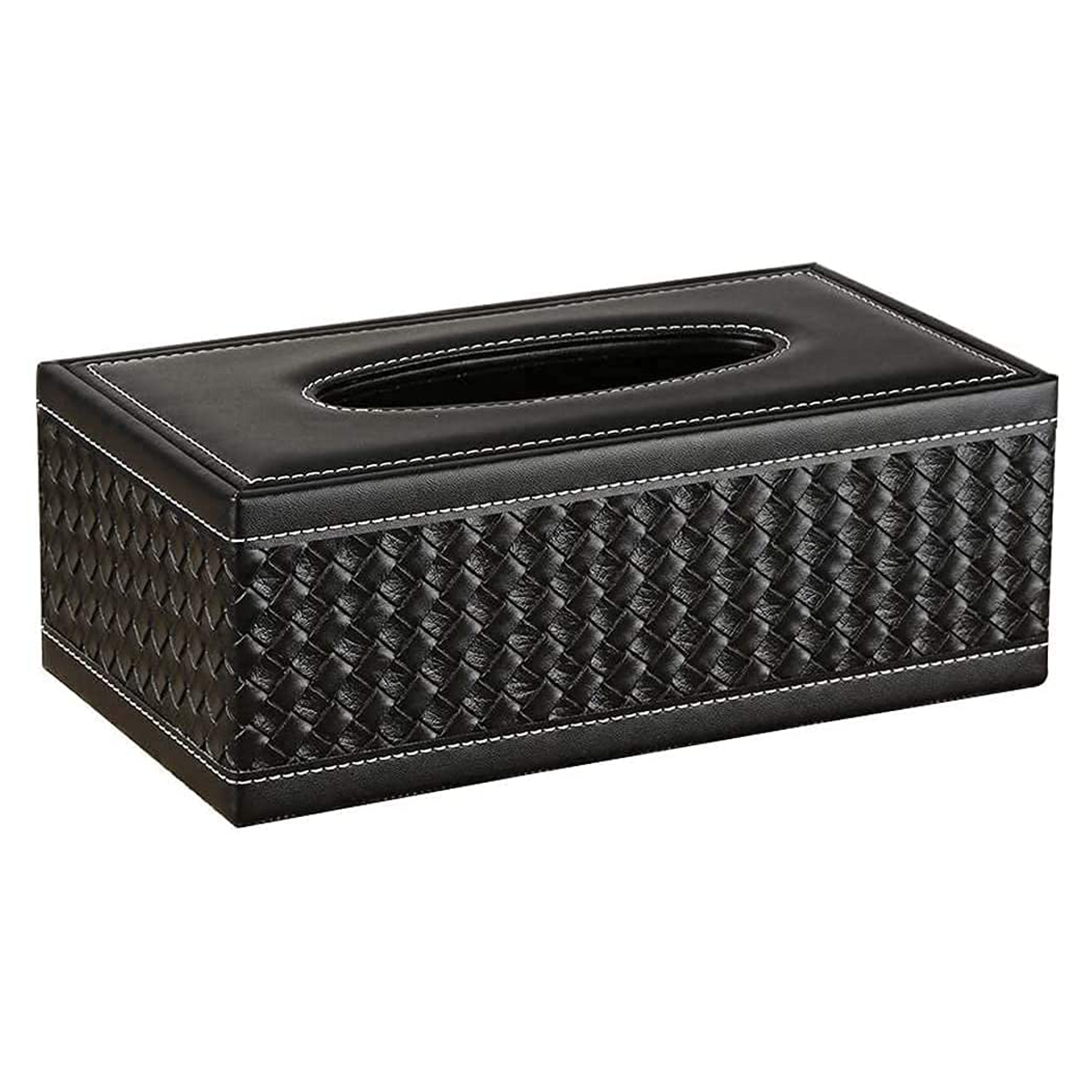 Rectangular PU Leather Tissue Box Holder 2