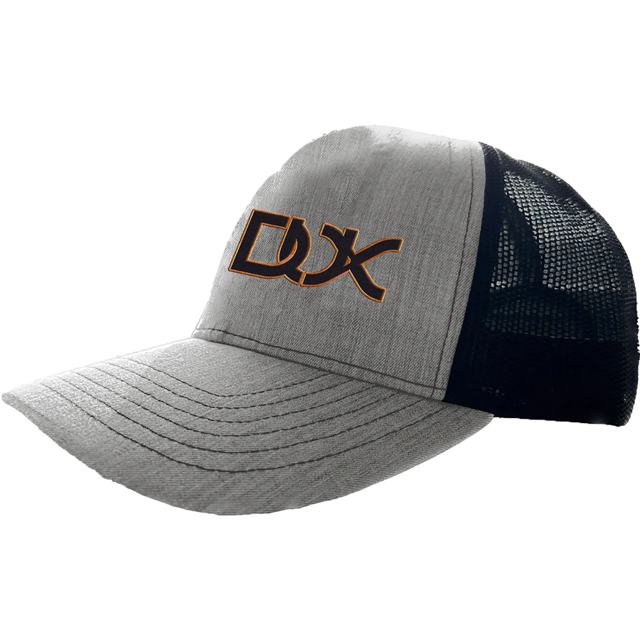Heathered Cotton 6-Panel Mesh Snapback Cap