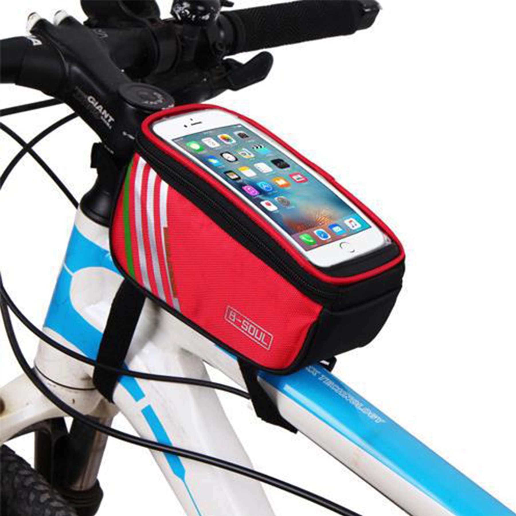 Bike Phone Front Frame Bag Bicycle Waterproof 3
