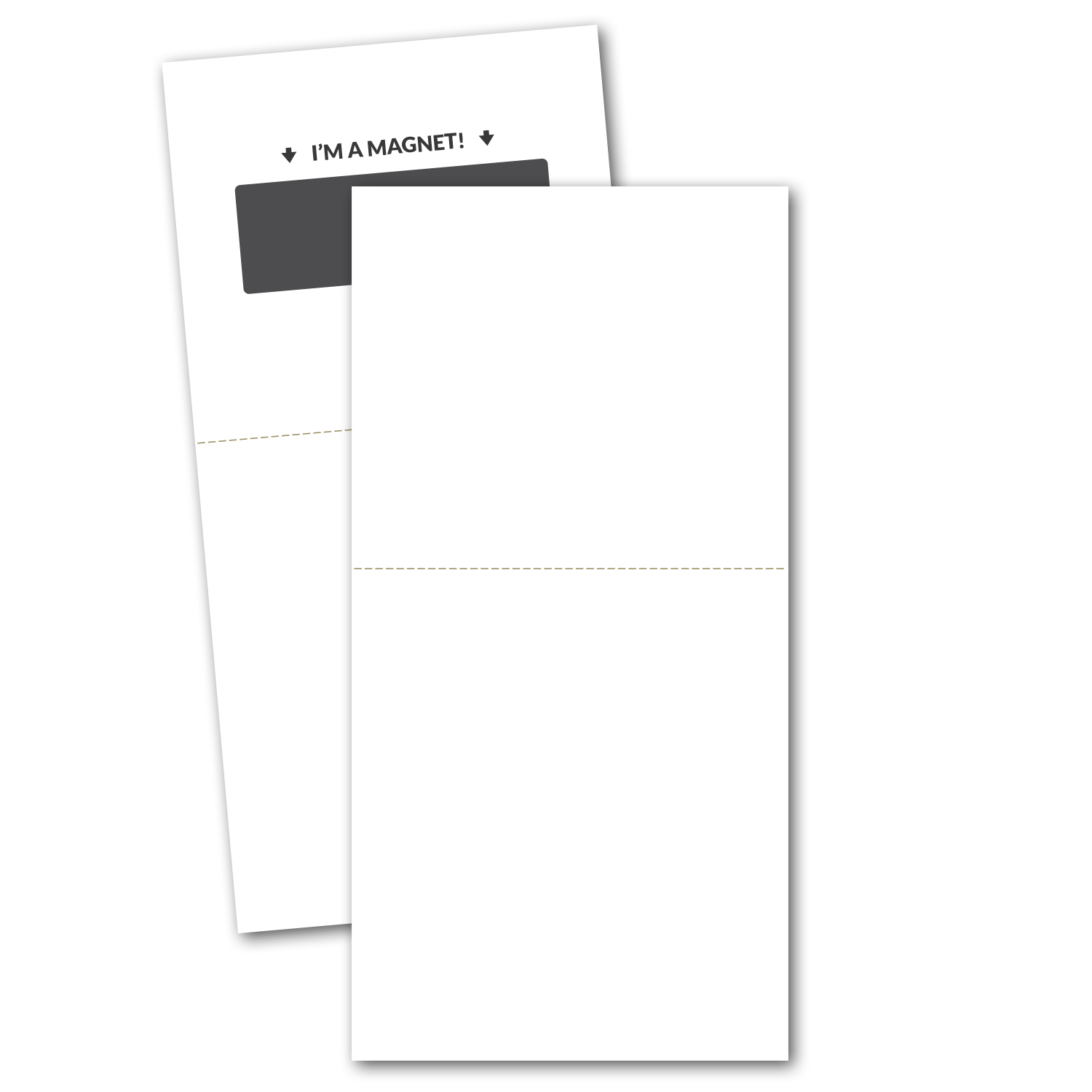 Magnetic Stick Up Card with Perforation 1