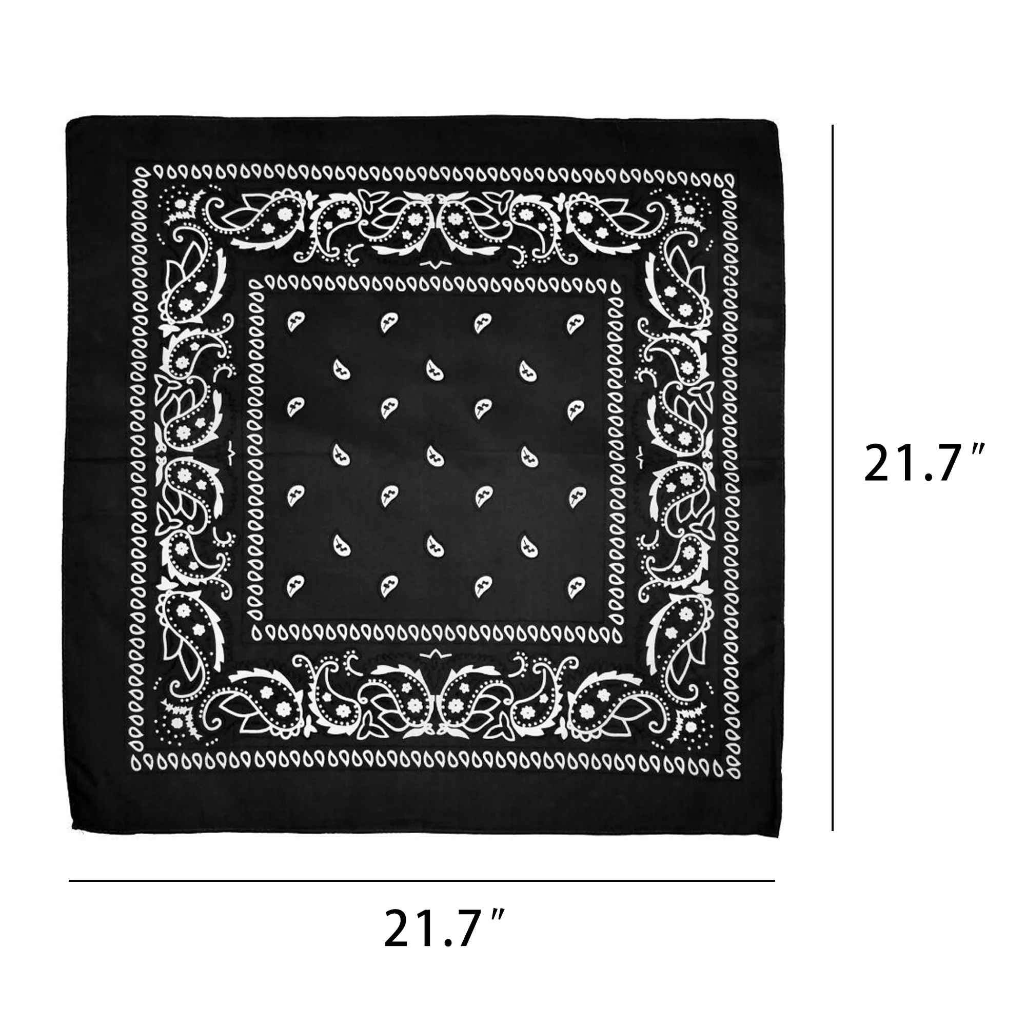 Polyester Cashew Flower Headscarf 7