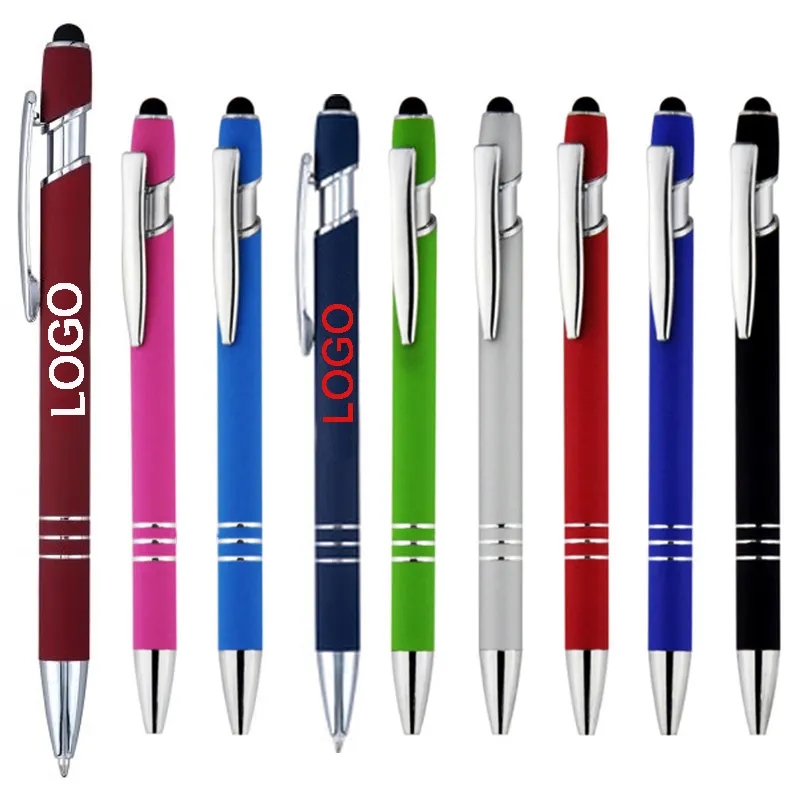 Custom Stylus Triple Soft-Tech Click Pen 4