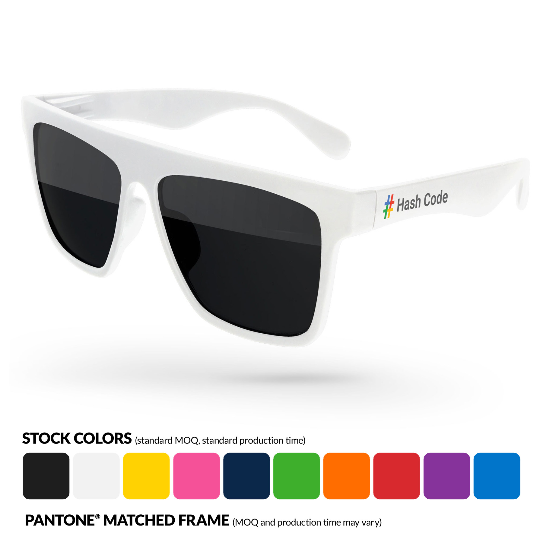 Laser Promotional Sunglasses w/ Full-color Temple Imprint 6
