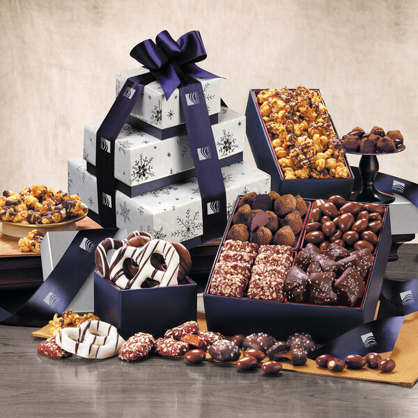 Snowflake Tower of Sweets