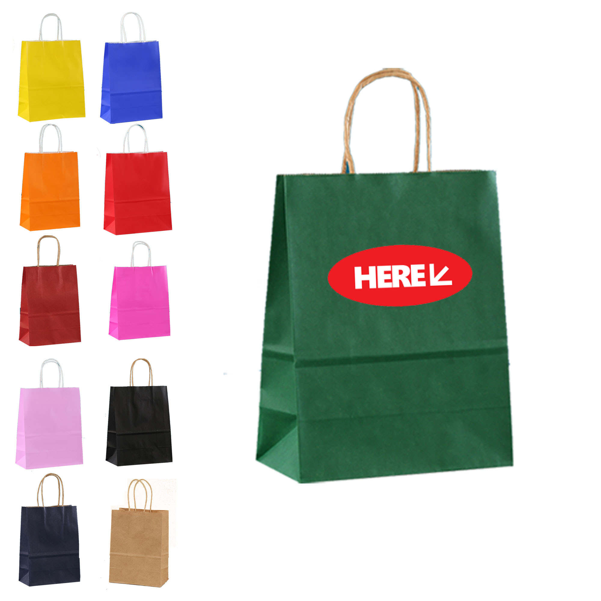 Waterproof Durable Kraft Paper Bag 2