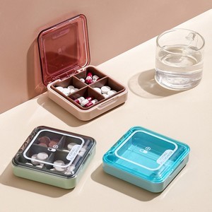 4 Compartments Travel Pill Box 3