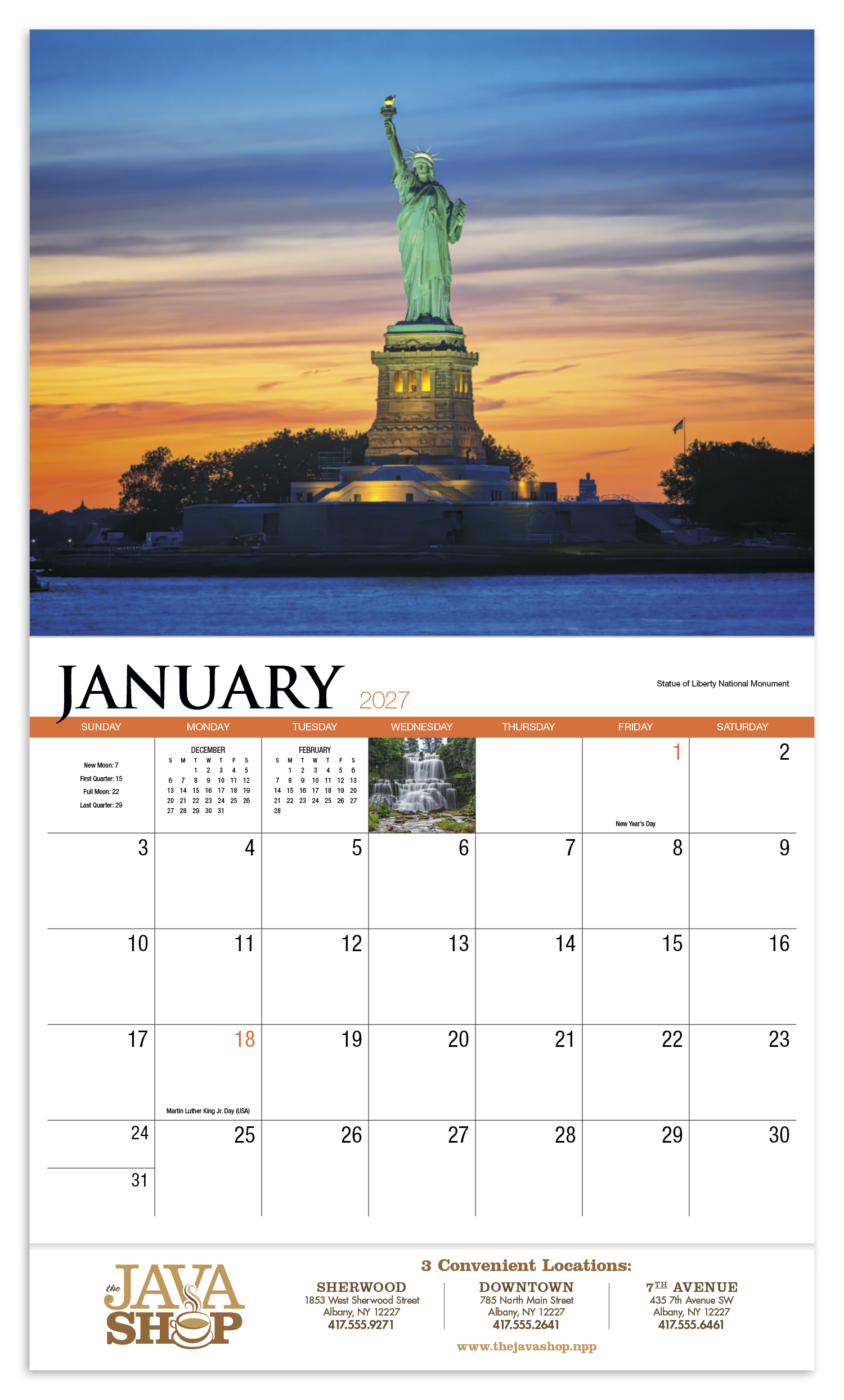 HotLine® Products New York Appointment Calendar - Stapled 49