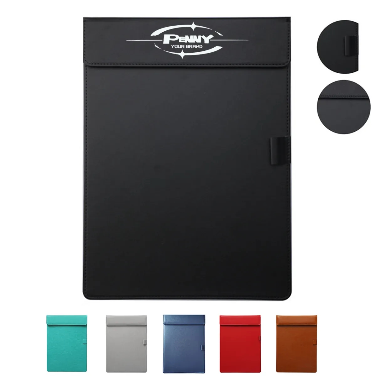 A4 Conference Mat Magnetic Clipboard Leather Writing Board 1