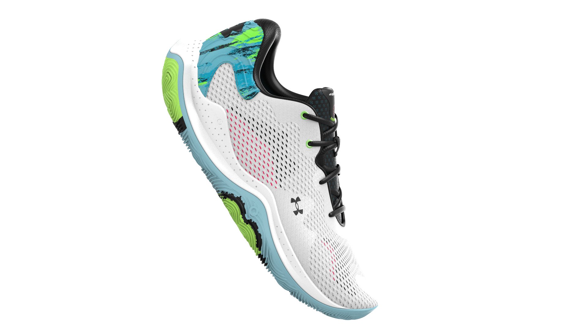 UA Spawn 4 Printed Unisex Basketball Shoes 3