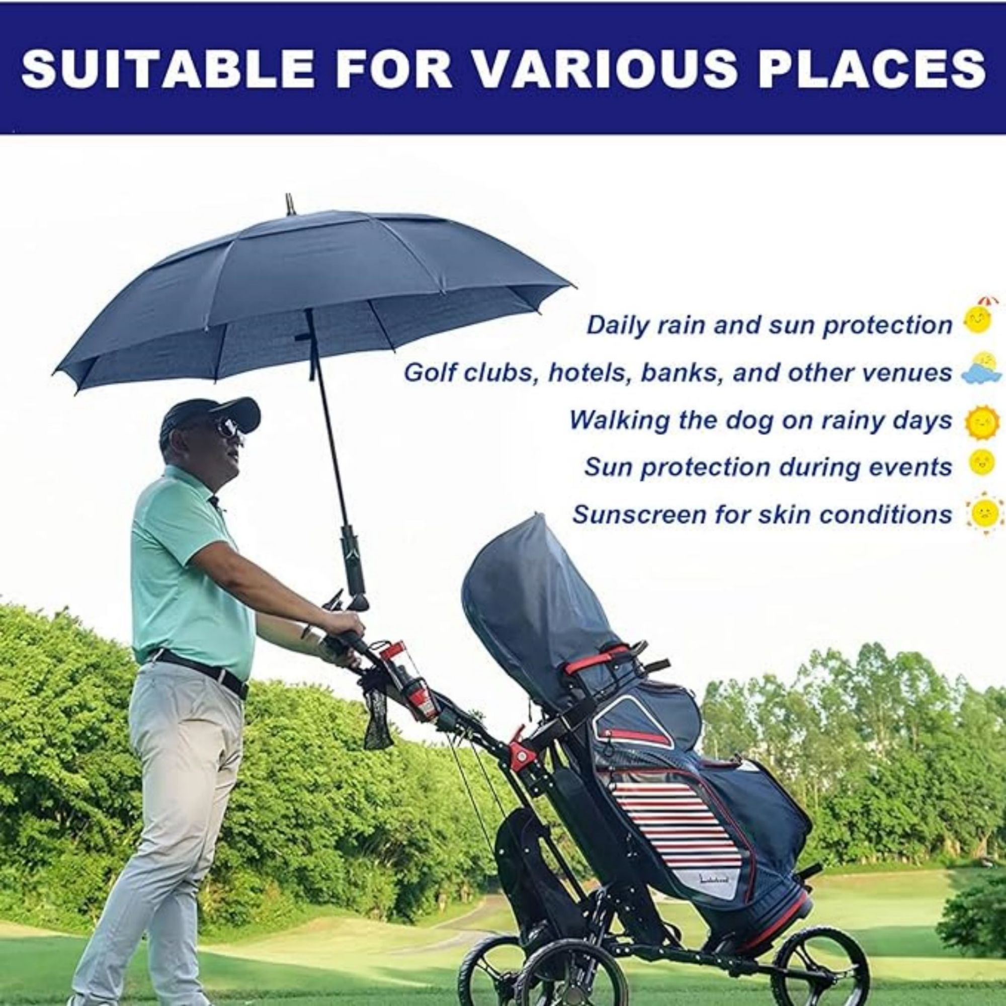 Automatic Open Golf Umbrella 2