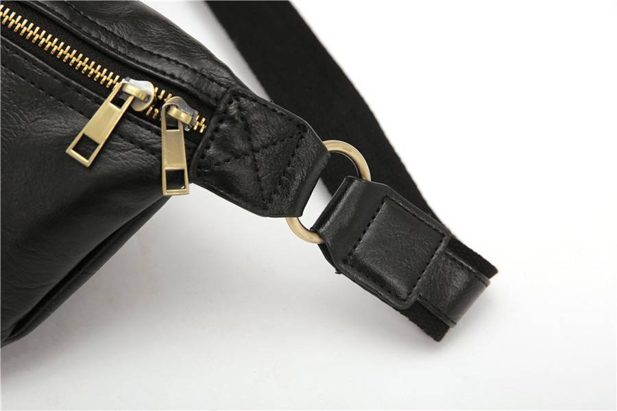 Retro PU Leather Belt Chest Bag 3