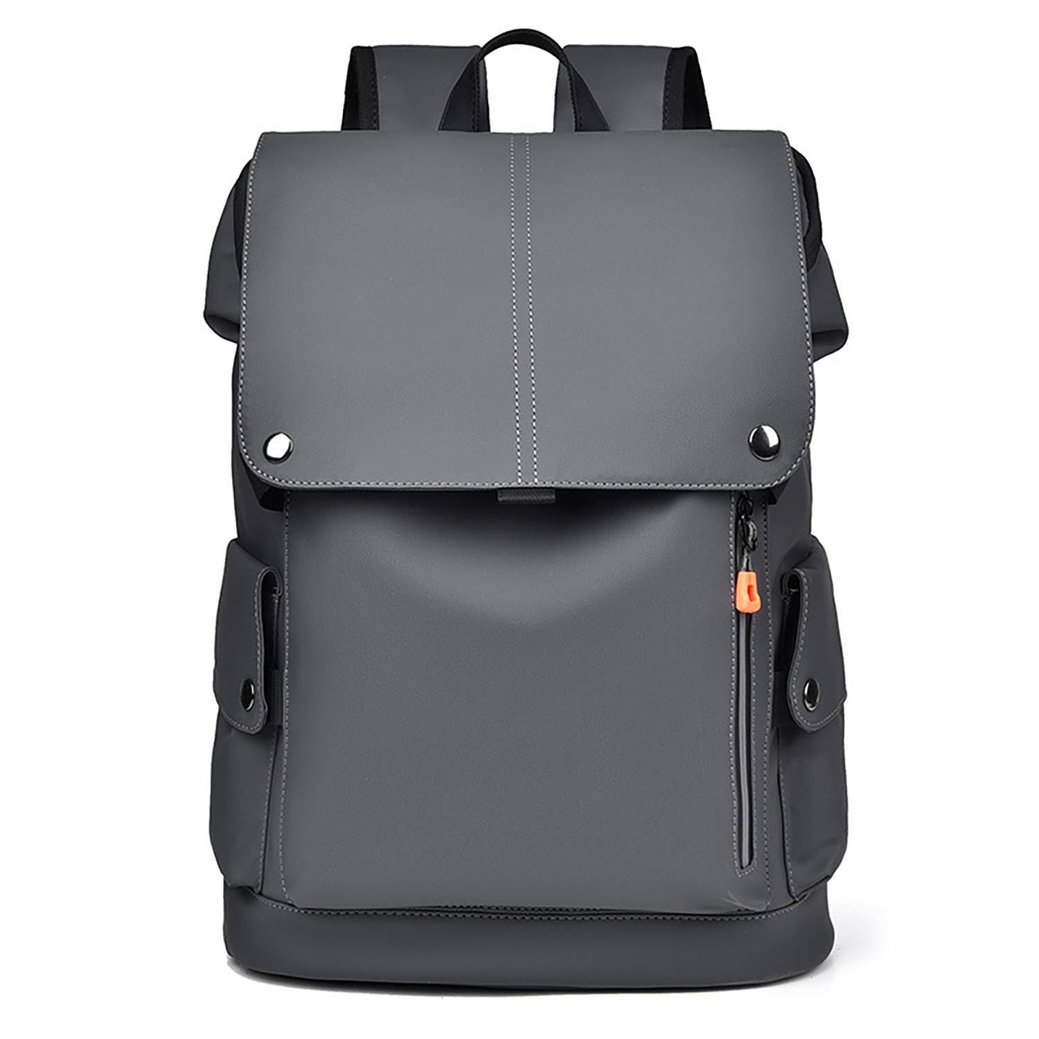 PU Leather Waterproof Business Backpack w/ USB Port 6