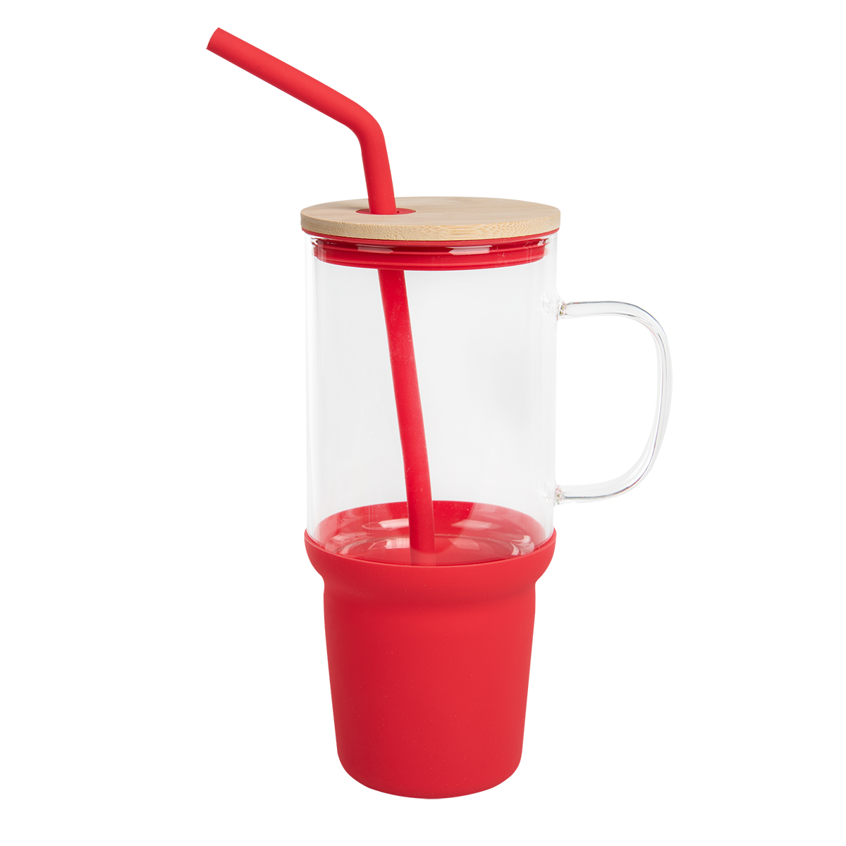 32 Oz. Evelyn Glass Tumbler With Handle 14