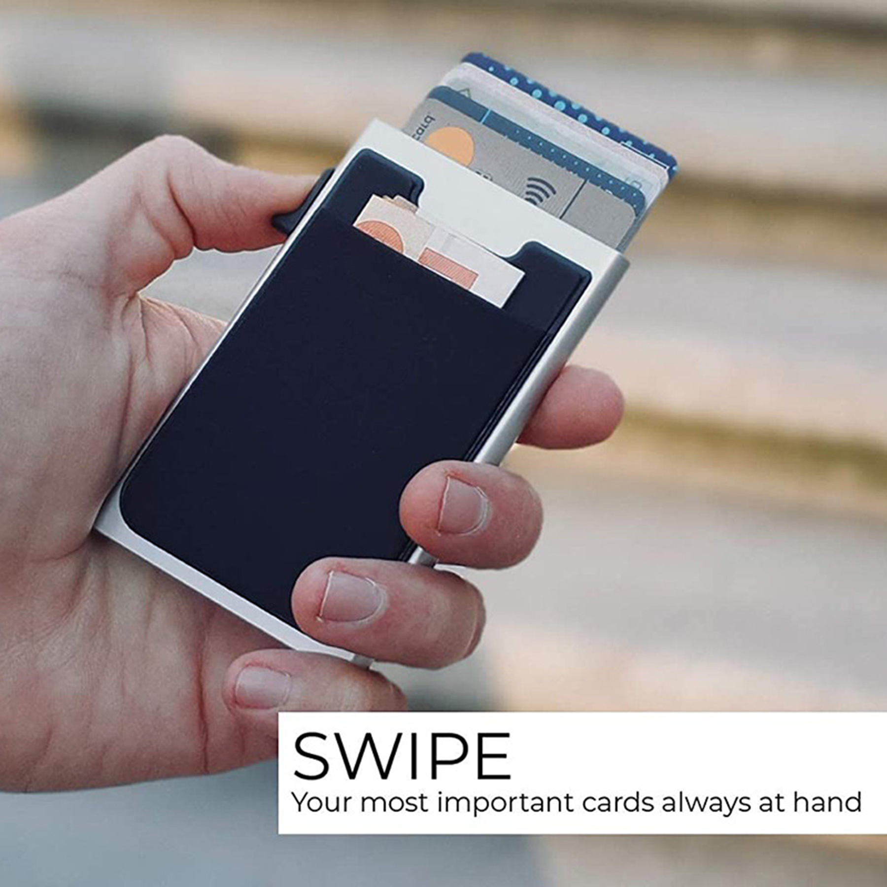 Slim Wallet with Money Clip 2