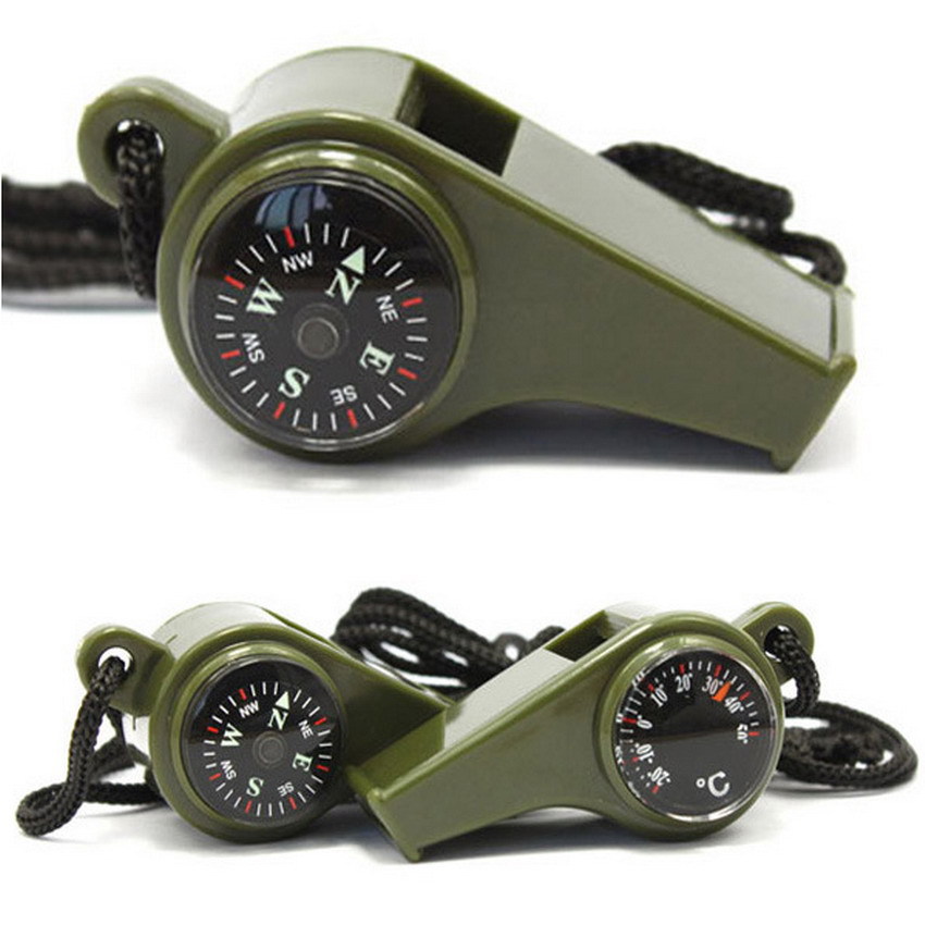 3 in 1 Survive Compass Thermometer Whistle 2