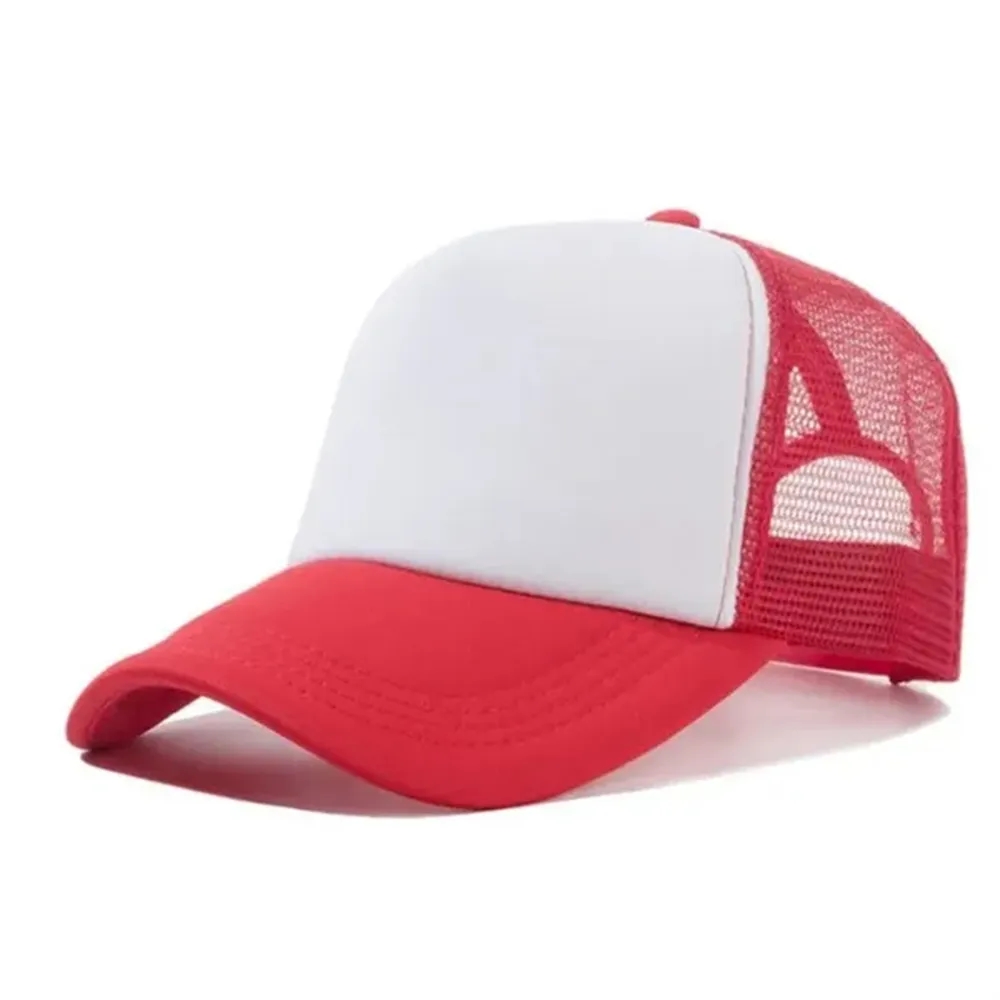 Mesh Foam Baseball Cap Polyester Trucker Hat 5