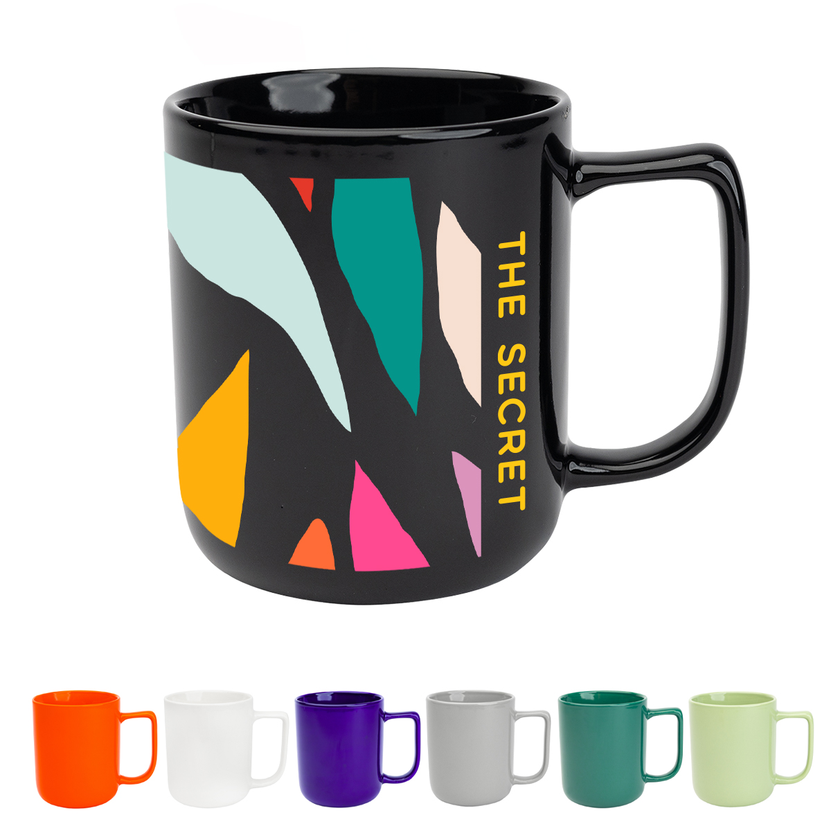 12 Oz. Full Color Delton Ceramic Mug