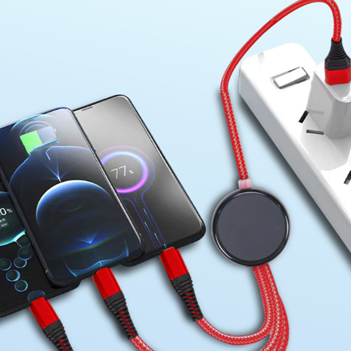 Illuminated Logo 3 in 1 Charging Cable 5