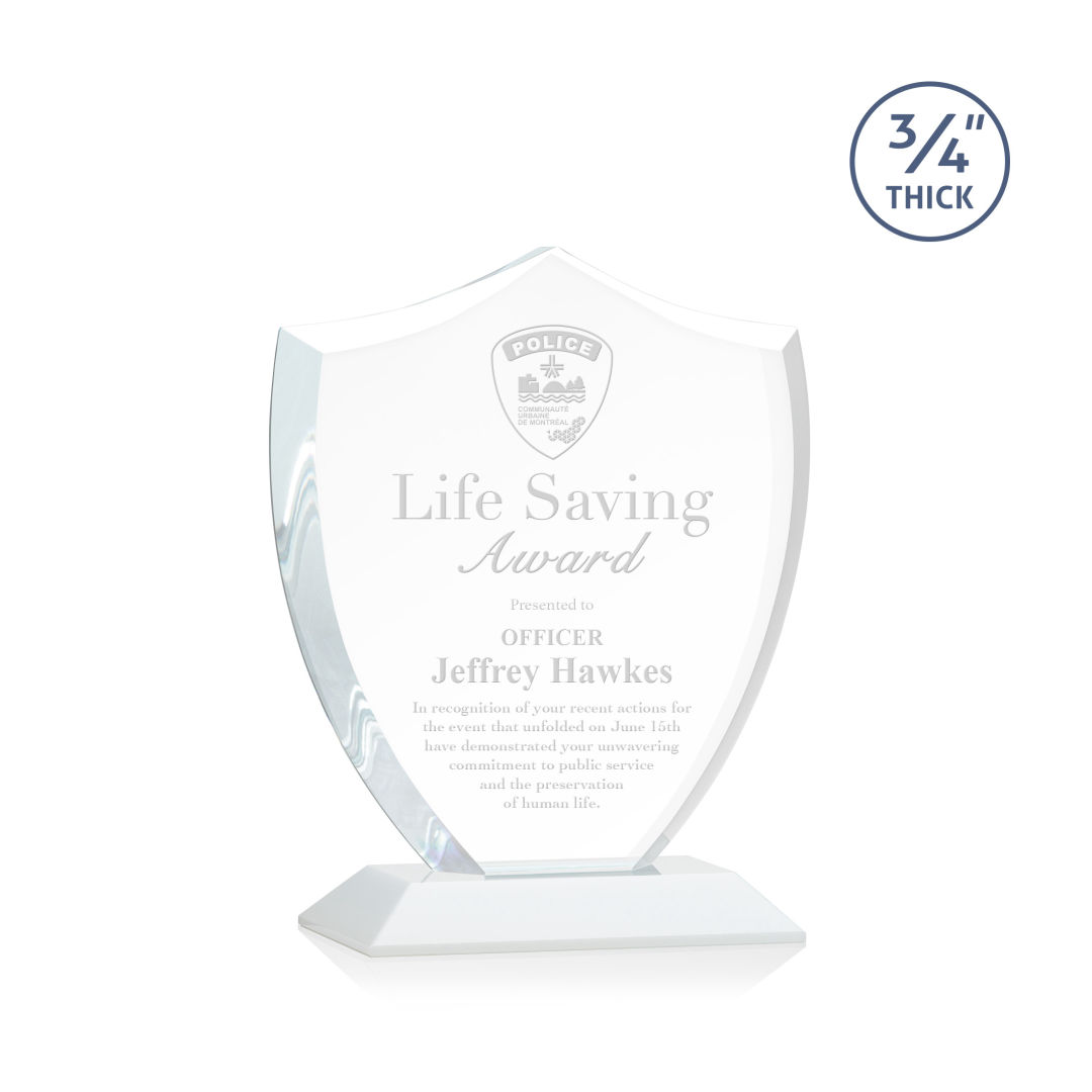 Scudo Shield Award - White 5