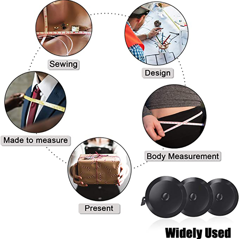 Mini Soft Automatic Retractable Tape Measure 14