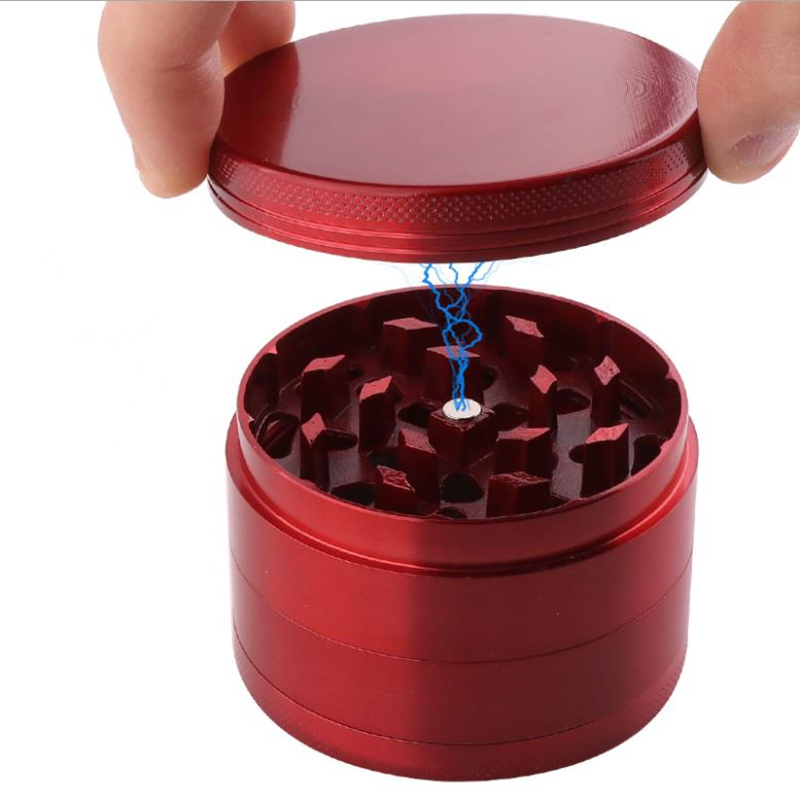 1.96 Inch 4 Pieces Zinc Alloy Herb Spice Grinder 1