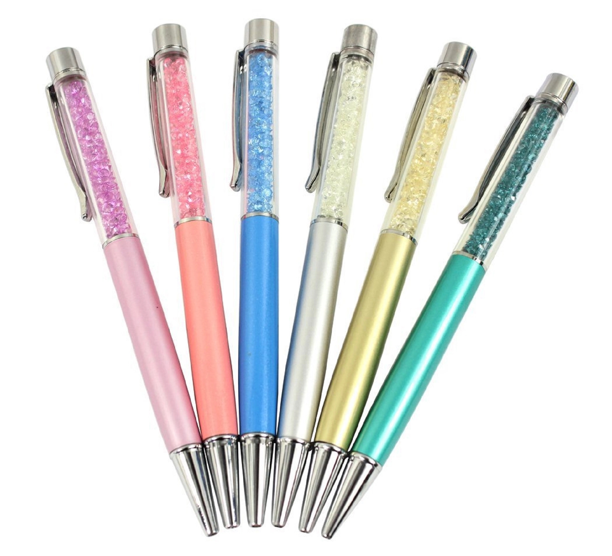 Crystal pen with diamond top 2