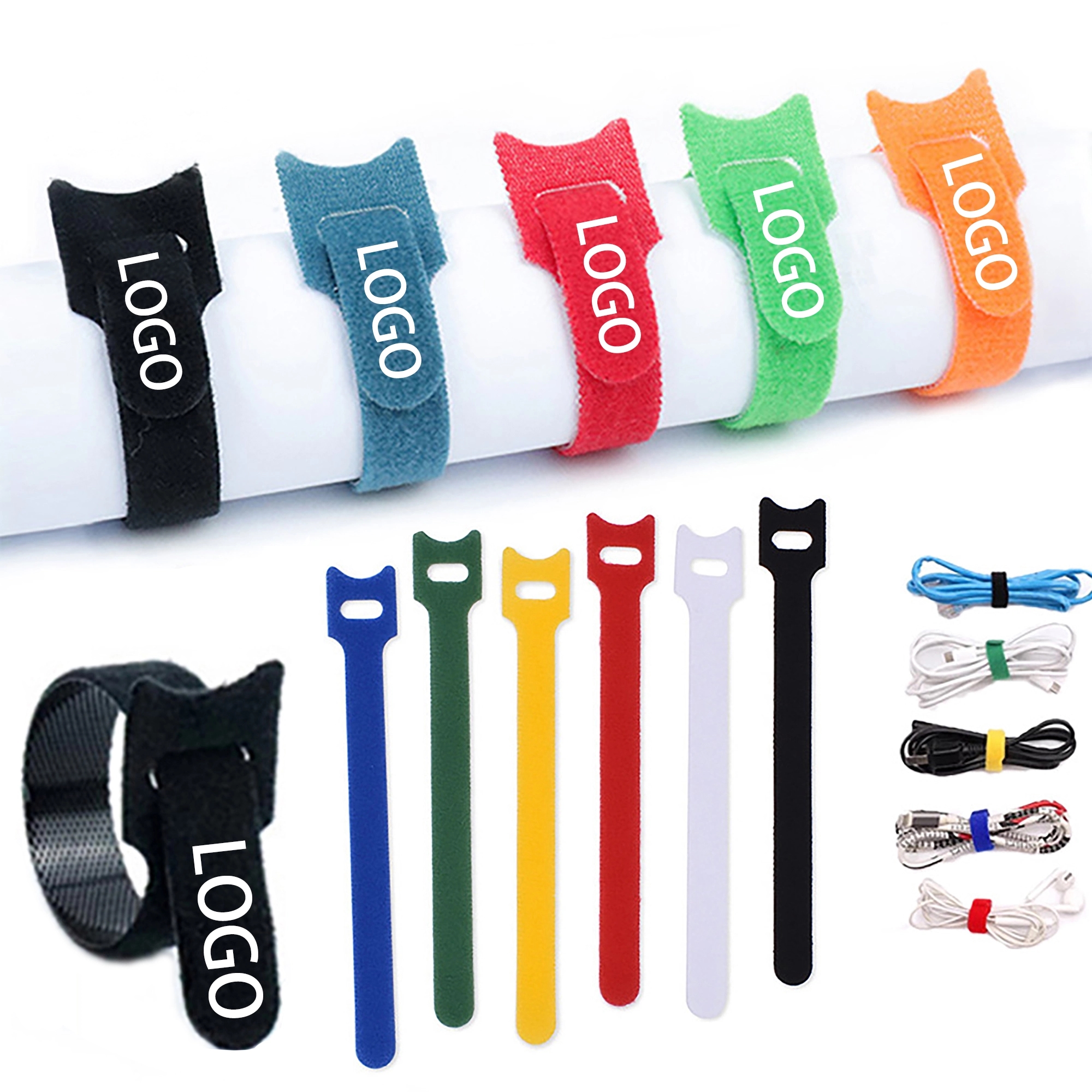 MOQ 100pcs 0.5" x 6" T-TYPE Hook and Loop Fastener