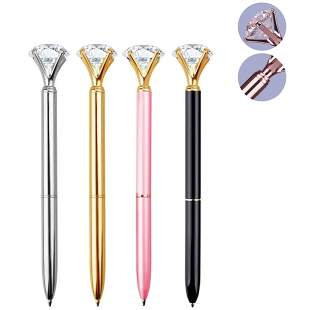 Rush Service Crystal Metallic Ballpoint Pen 1