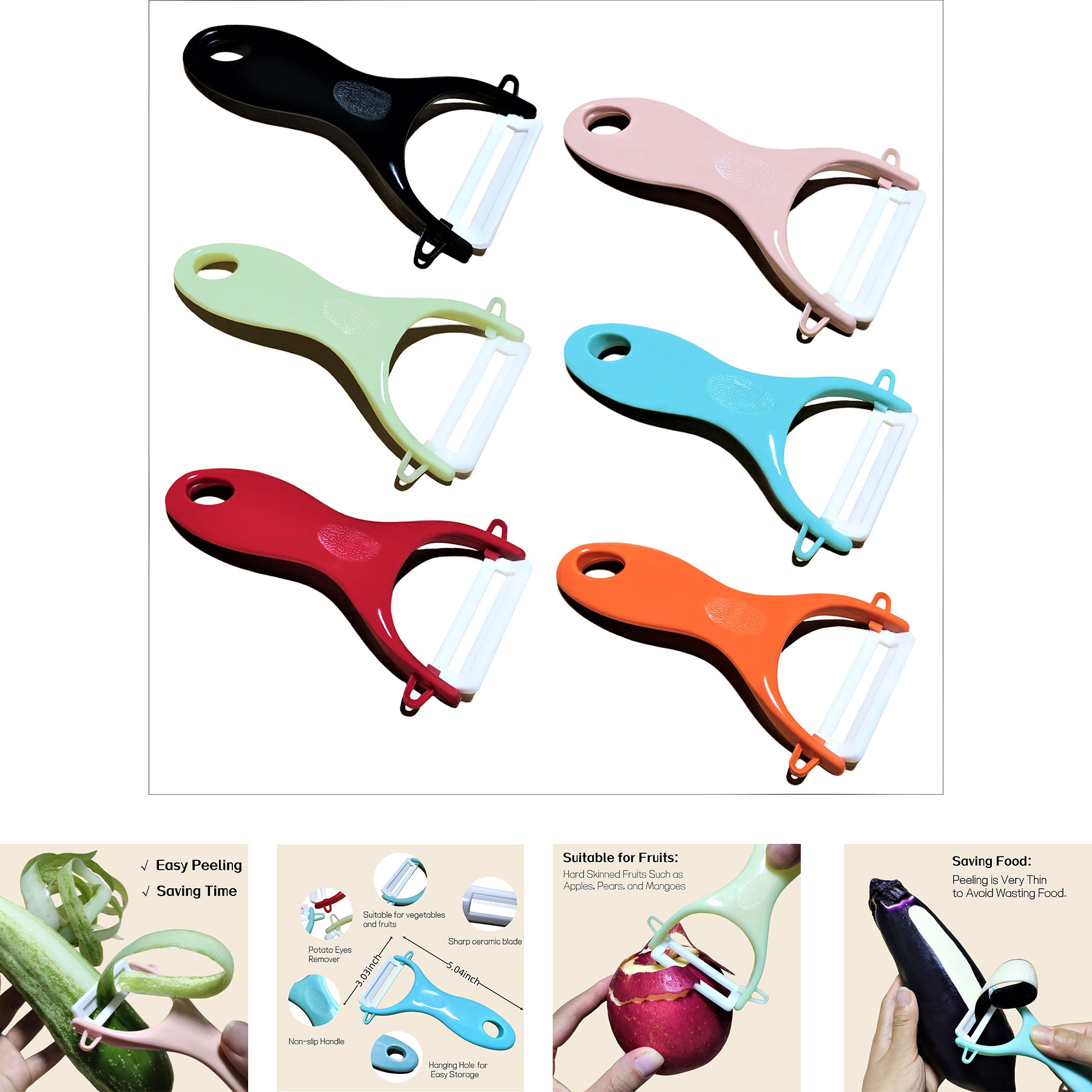 Vegetable Potato Peelers 2