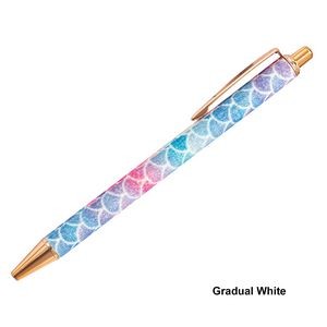 Rainbow Gradient Color Barrel Ballpoint Pen 3