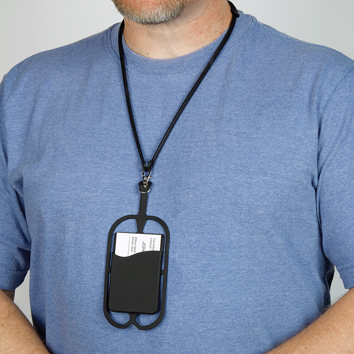 Silicone Lanyard with Phone Holder & Wallet 12