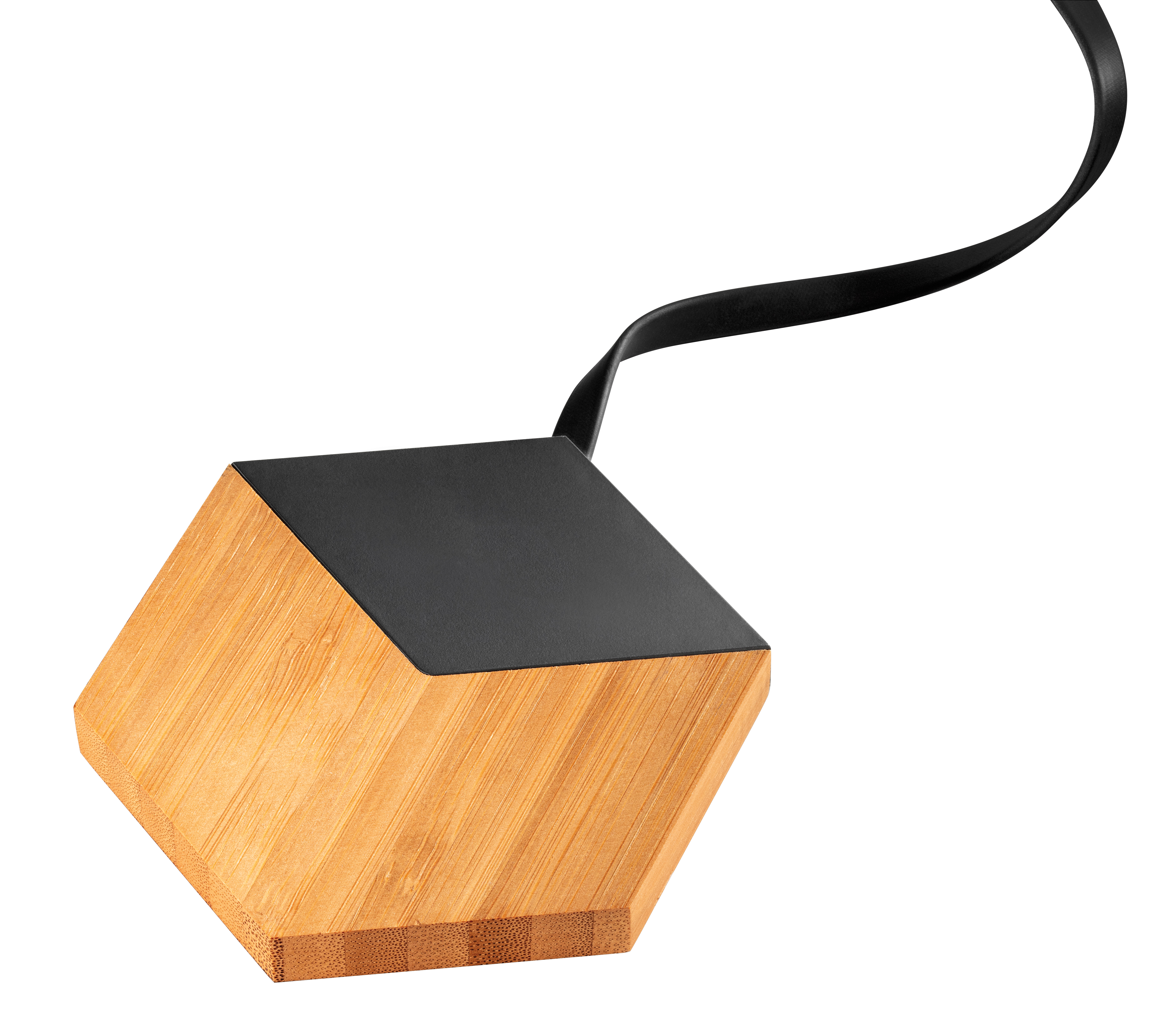 SCX Innovative Design™ Bamboo 10W Hexa Wireless Charger 3