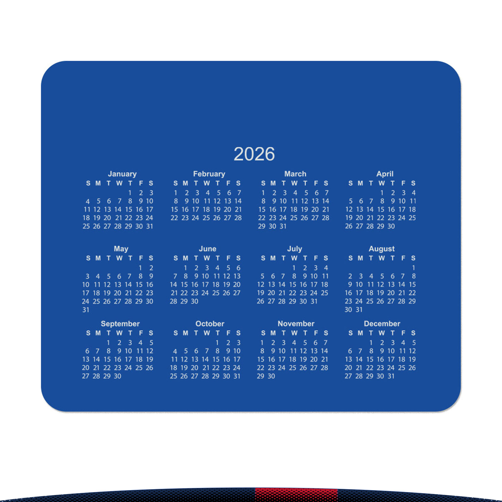 Yelsi Calendar Mouse Pads 8