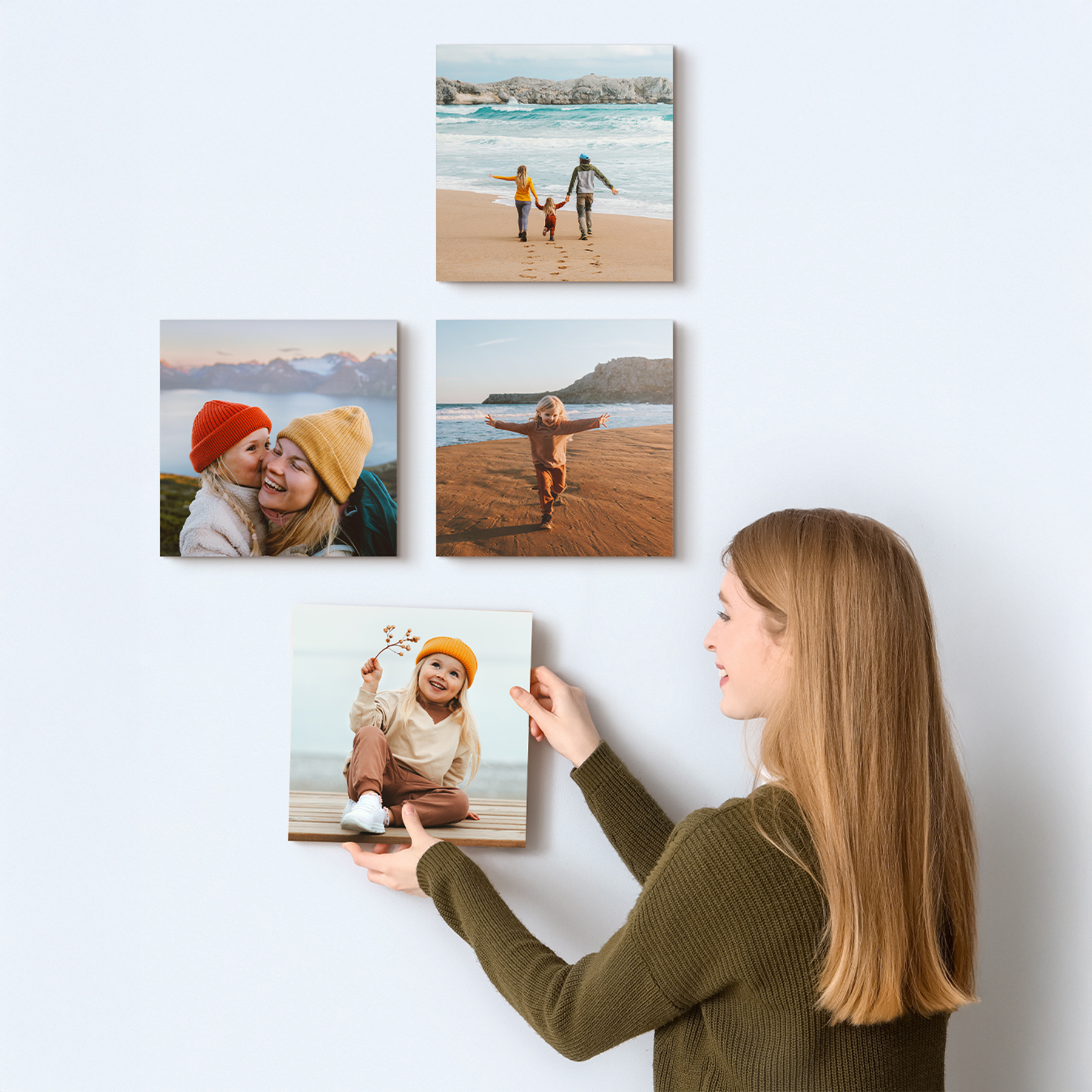Custom MIXPIX® Photo Tiles – Personalized Wall Art with Magnetic Mounting for Creative Displays 9