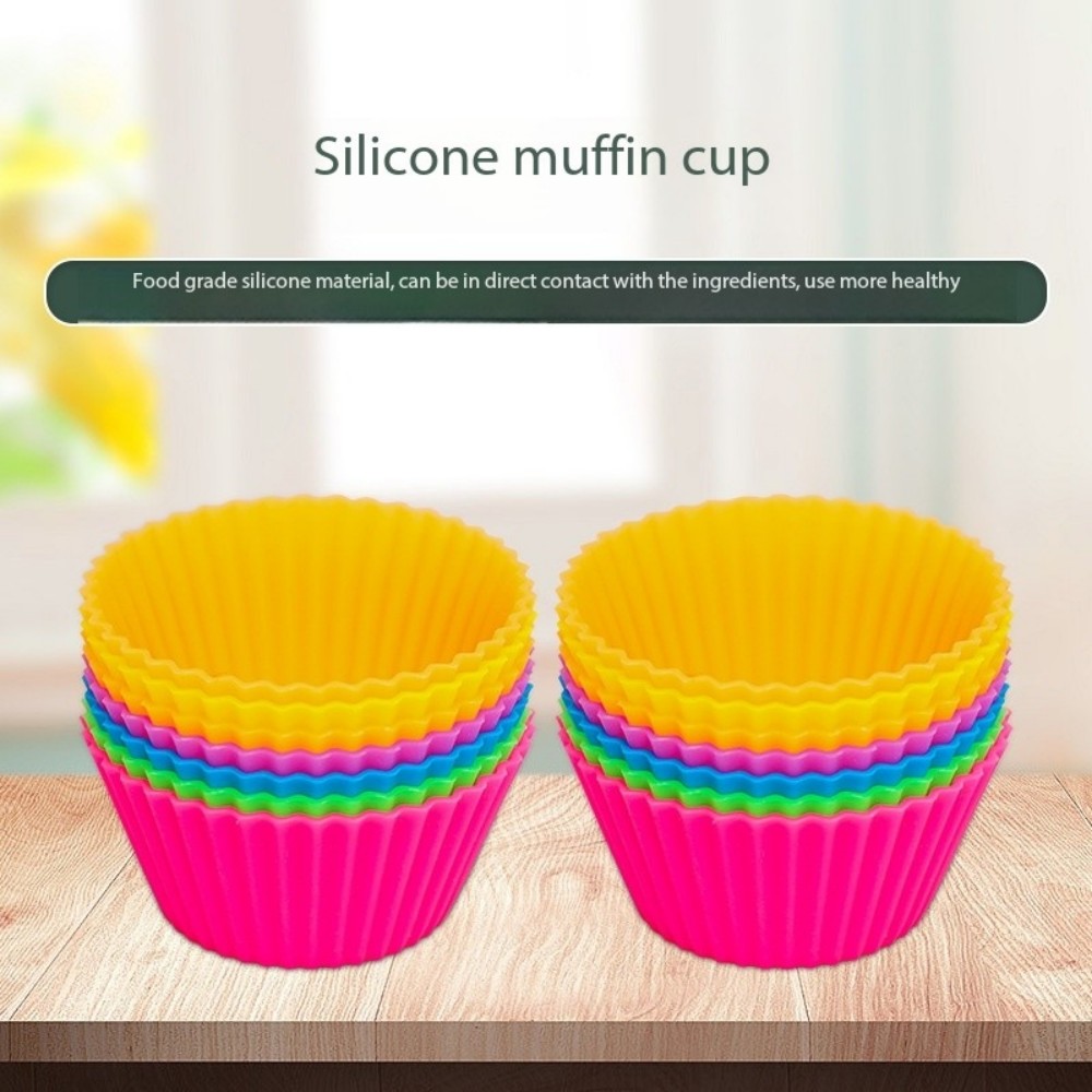 Food grade silicone cake muffin cups 4