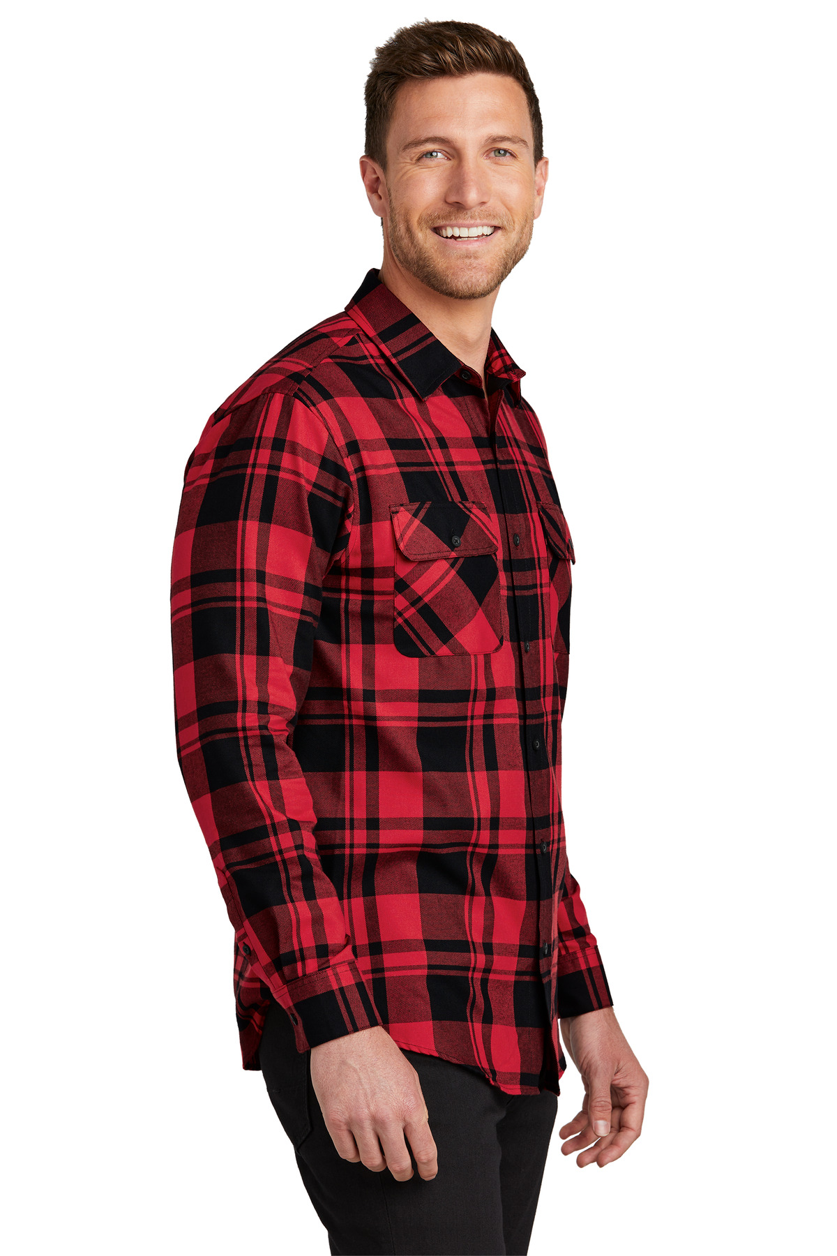 Port Authority Plaid Flannel Shirt. W668 59